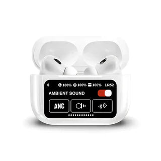 A9 Pro Airpods ANC/ENC Touch Screen Wireless Earbuds