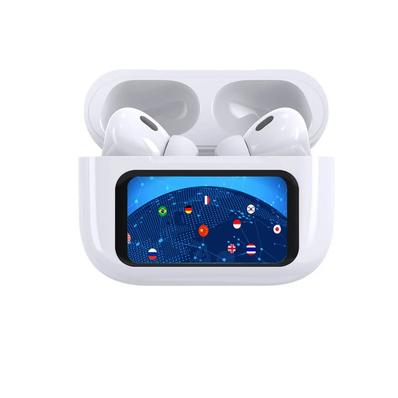 A9 Pro Airpods ANC/ENC Touch Screen Wireless Earbuds