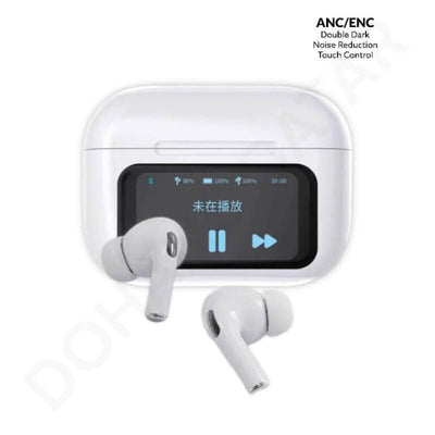 A9 Pro Airpods ANC/ENC Touch Screen Wireless Earbuds